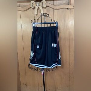 NBA Black Kids basketball Shorts with White Trim